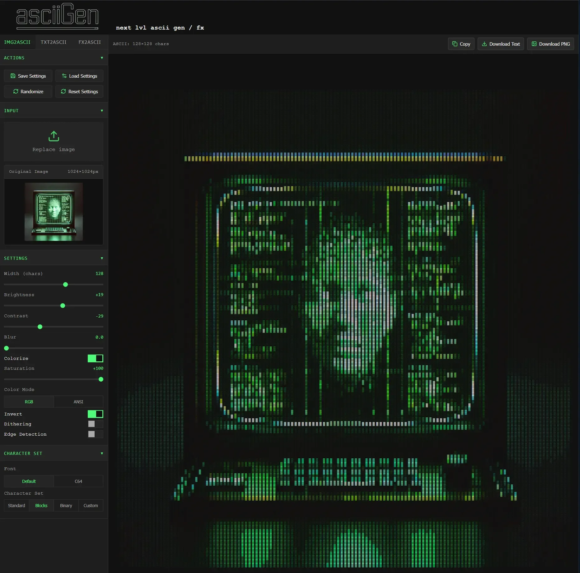 asciiGen